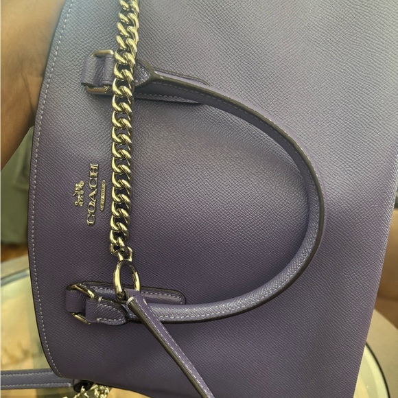 Dooney & Bourke Purple Satchel - Picture 5 of 10